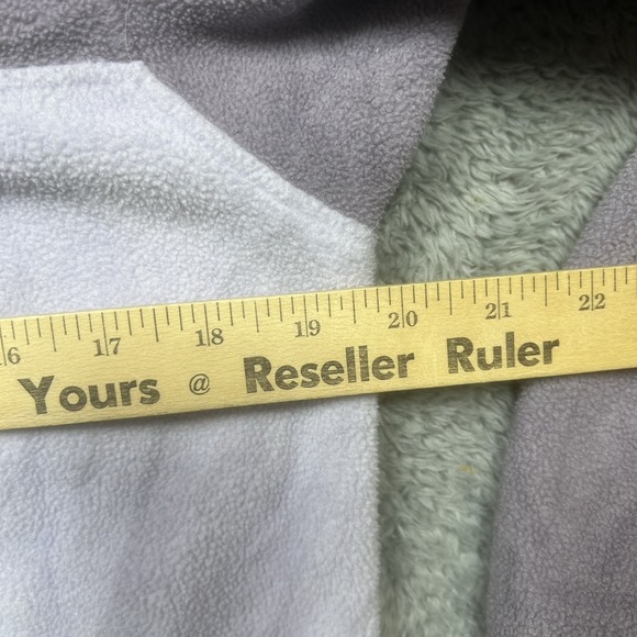 Patagonia Sweater Women M Gray Purple Pullover Synchilla Snap-T Fleece YOUNGLIFE - Picture 8 of 10